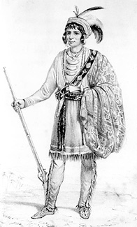 Drawing of Osceola commissioned by Welch