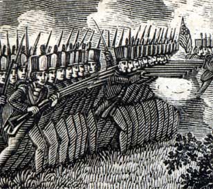 Detail from an engraving of the Battle of Lake Okeechobee