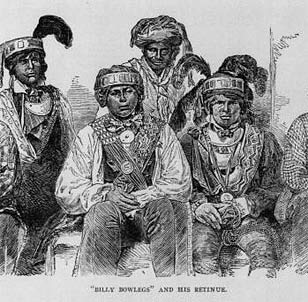 Abraham pictured with the Billy Bowlegs delegation