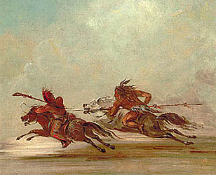 Detail, Comanche Warrior
