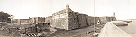 El Castillo de San Marcos, prison John Horse escaped from with Coacoochee to renew the Second Seminole War in 1837