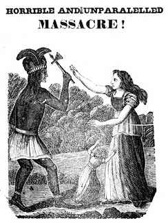 Massacre! Detail from an 1830s broadside