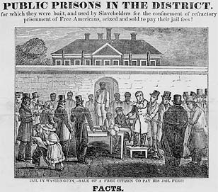 Handbill protesting slavery in Washington D.C., 1836