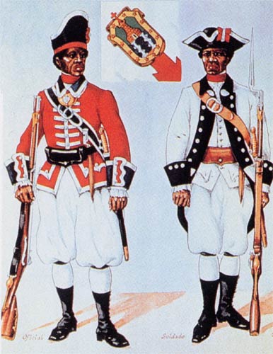Spanish black militia, original image